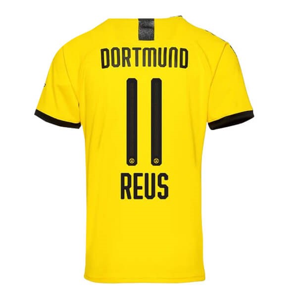 Tailandia Camiseta Borussia Dortmund NO.11 Reus Primera equipación 2019-2020 Amarillo